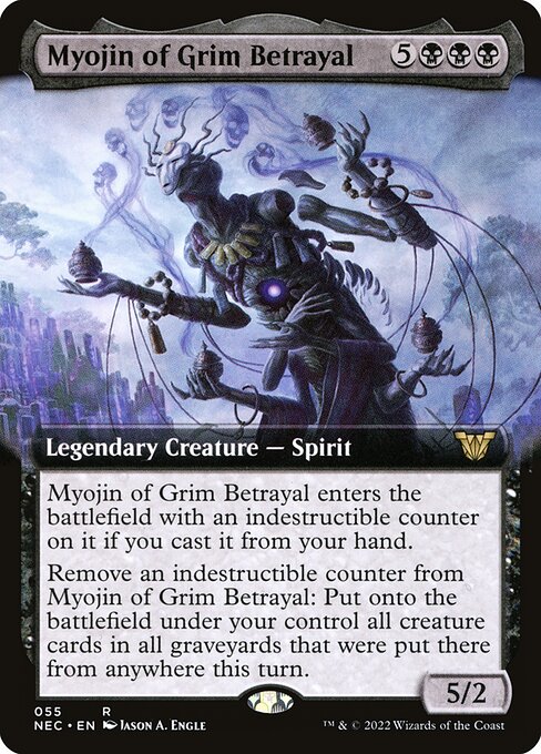 Myojin of Grim Betrayal - Neon Dynasty Commander