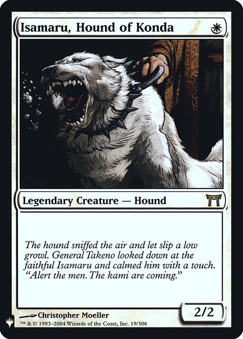 Isamaru, Hound of Konda - The List - Promo Foil