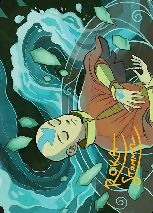 Aang, at the Crossroads - Avatar: the Last Airbender Art Cards - Borderless