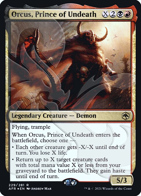 Orcus, Prince of Undeath - Adventures in the Forgotten Realms Promos - Promo Foil