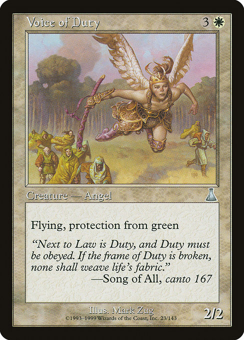 Voice of Duty - Urza's Destiny
