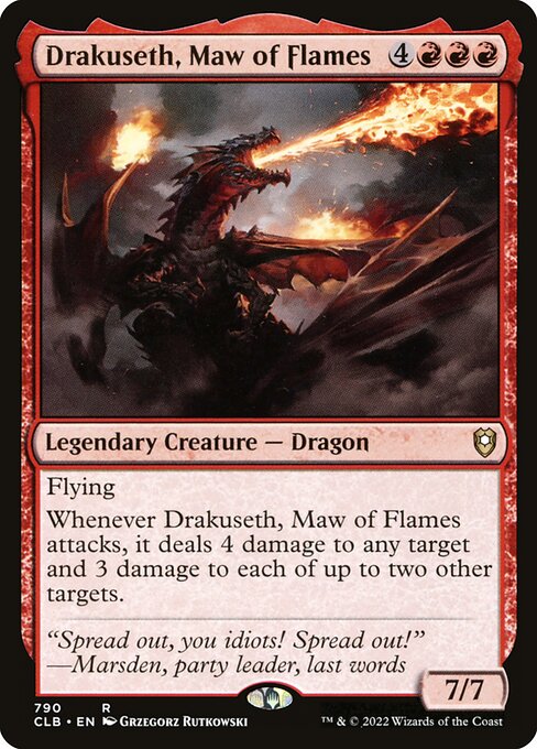 Drakuseth, Maw of Flames - Commander Legends: Battle for Baldur's Gate