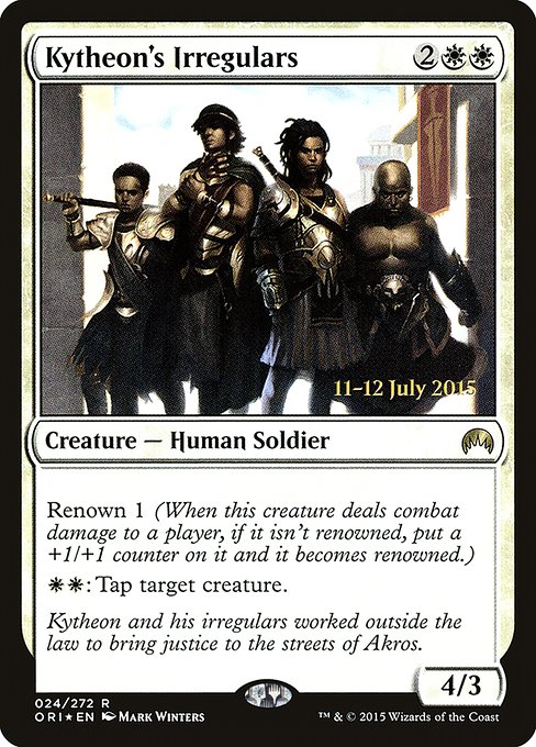 Kytheon's Irregulars - Magic Origins Promos - Promo Foil