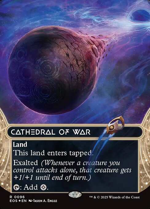 Cathedral of War - Edge of Eternities: Stellar Sights - Galaxy Foil, Borderless