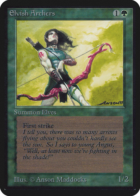 Elvish Archers - Limited Edition Alpha