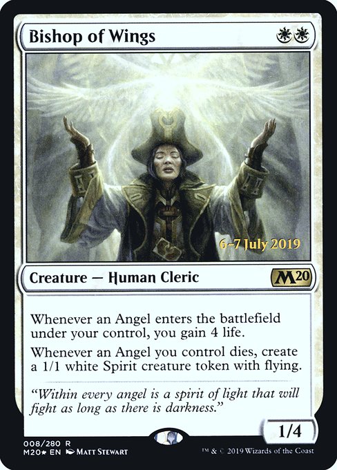 Bishop of Wings - Core Set 2020 Promos - Promo Foil