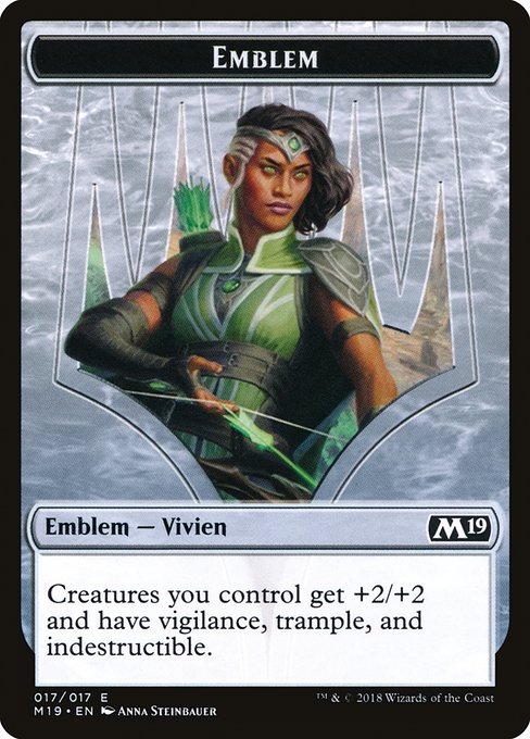 Vivien Reid Emblem - Core Set 2019 Tokens