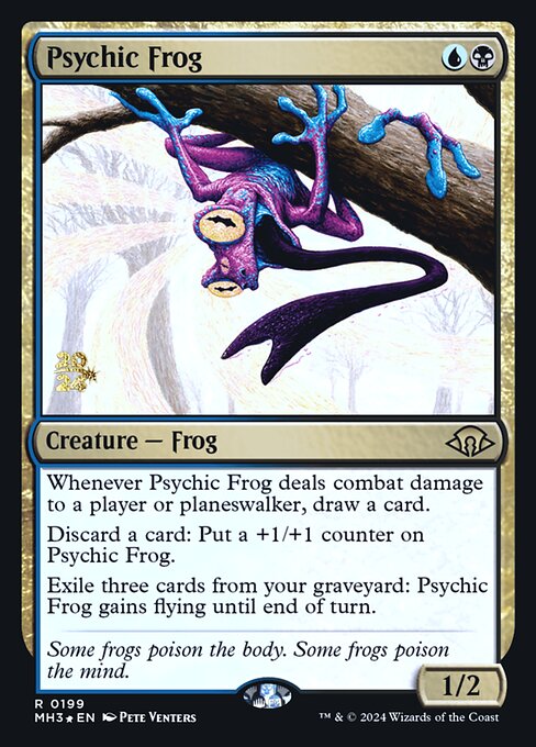 Psychic Frog - Modern Horizons 3 Promos - Promo Foil