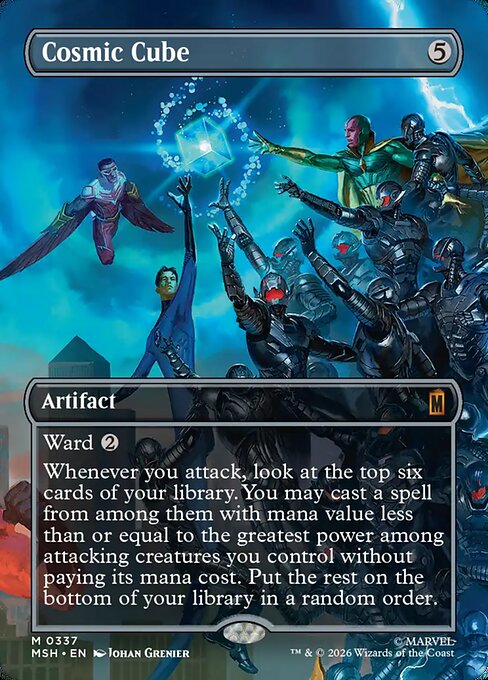 Cosmic Cube - Marvel Super Heroes - Borderless