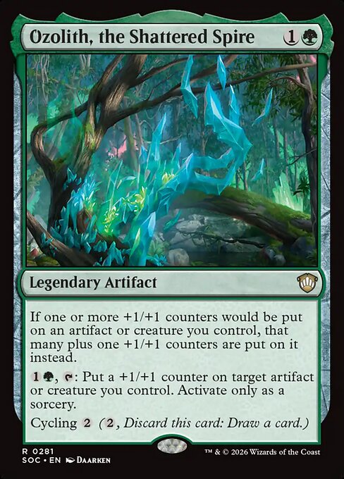 Ozolith, the Shattered Spire - Secrets of Strixhaven Commander