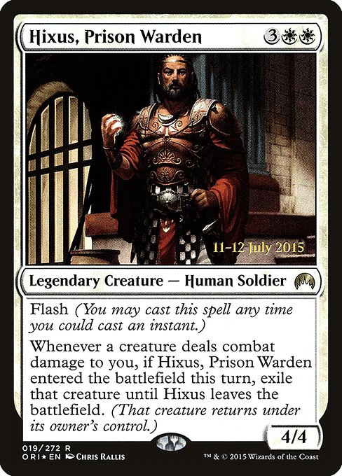 Hixus, Prison Warden - Magic Origins Promos - Promo Foil