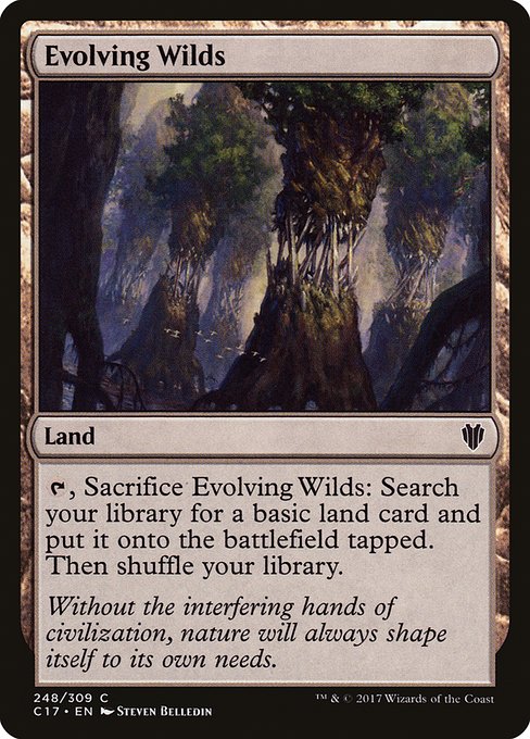 Evolving Wilds - Commander 2017