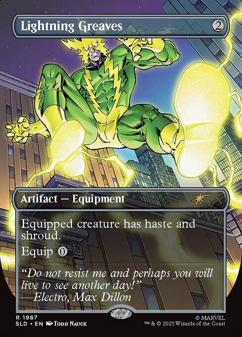 Lightning Greaves - Secret Lair Drop - Borderless