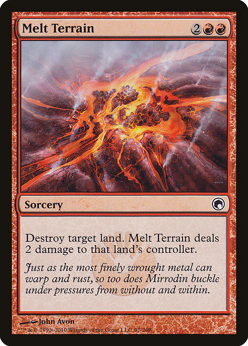 Melt Terrain - Scars of Mirrodin