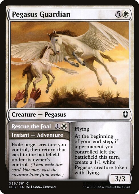 Pegasus Guardian // Rescue the Foal - Commander Legends: Battle for Baldur's Gate
