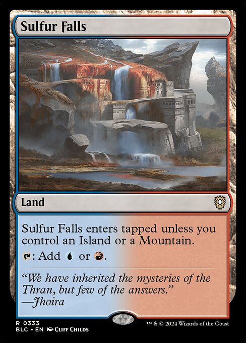 Sulfur Falls - Bloomburrow Commander