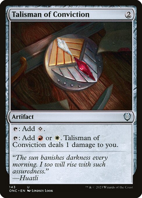 Talisman of Conviction - Phyrexia: All Will Be One Commander