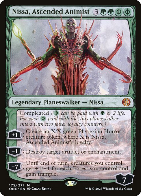 Nissa, Ascended Animist - Phyrexia: All Will Be One