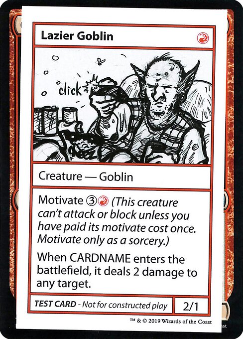 Lazier Goblin - Mystery Booster Playtest Cards 2021