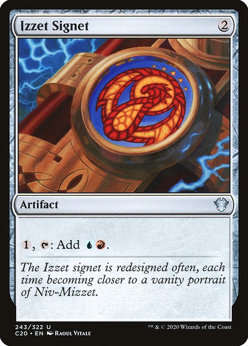 Izzet Signet - Commander 2020