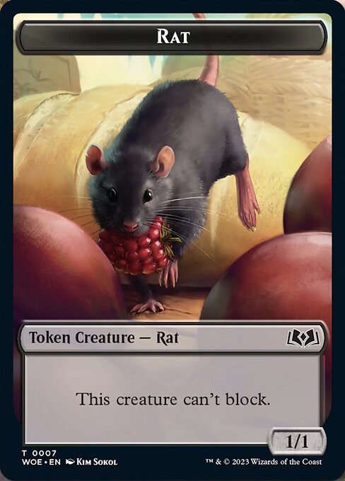 Rat - Wilds of Eldraine Tokens