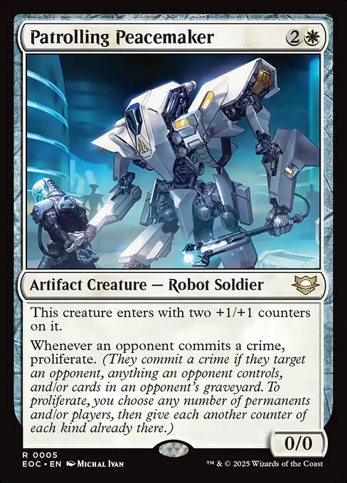 Patrolling Peacemaker - Edge of Eternities Commander
