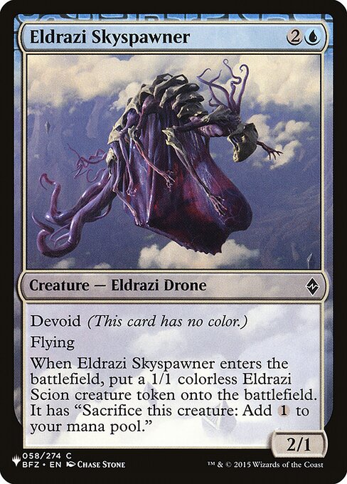 Eldrazi Skyspawner - The List