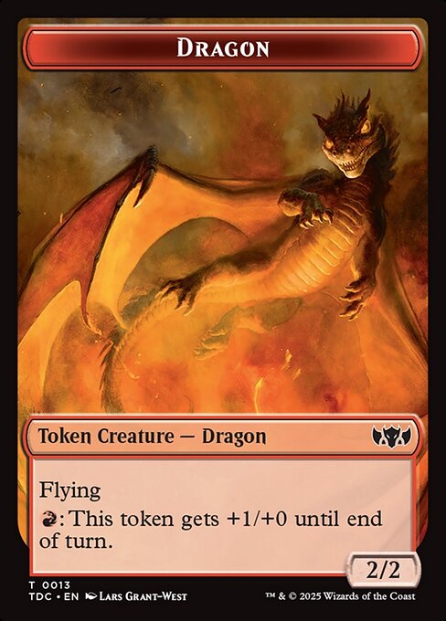 Dragon - Tarkir: Dragonstorm Commander Tokens
