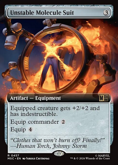 Unstable Molecule Suit - Marvel Super Heroes Commander - Extended Art