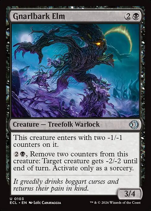 Gnarlbark Elm - Lorwyn Eclipsed