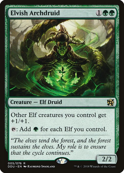 Elvish Archdruid - Duel Decks: Elves vs. Inventors