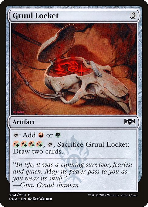 Gruul Locket - Ravnica Allegiance