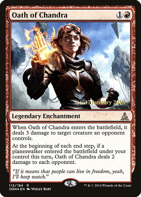 Oath of Chandra - Oath of the Gatewatch Promos - Promo Foil