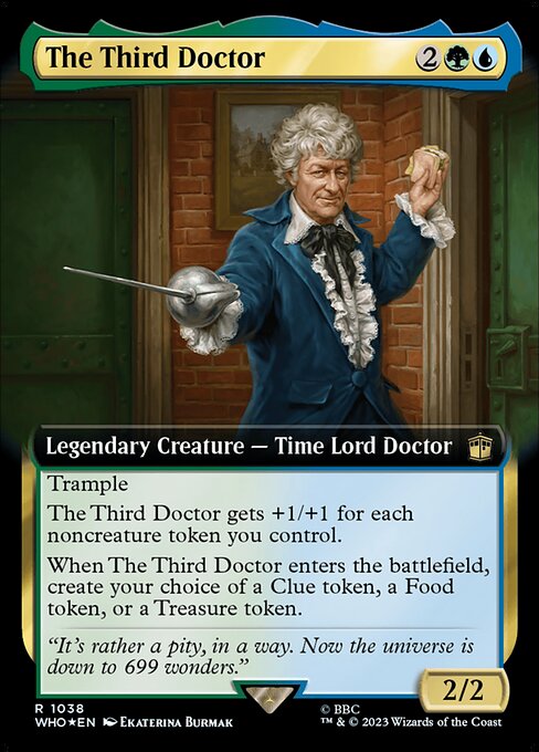 The Third Doctor - Doctor Who - Surge Foil