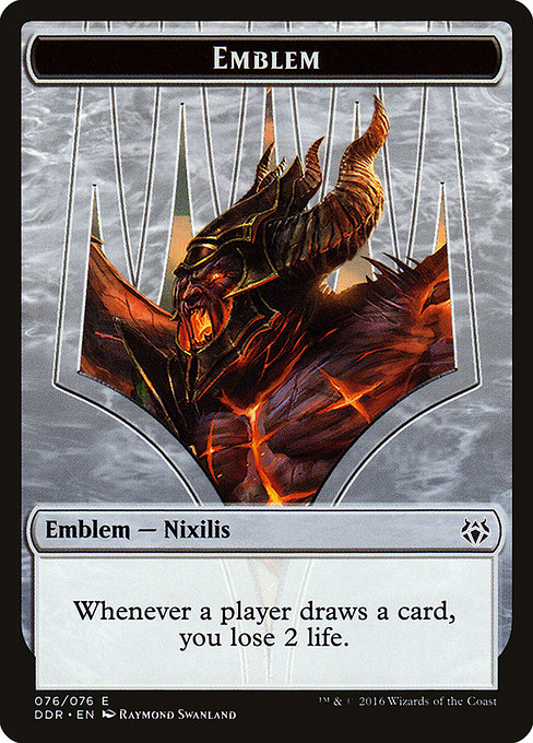 Ob Nixilis Reignited Emblem - Duel Decks: Nissa vs. Ob Nixilis