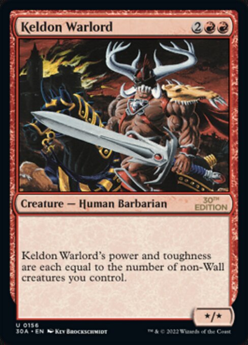 Keldon Warlord - 30th Anniversary Edition