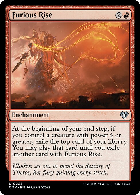 Furious Rise - Commander Masters