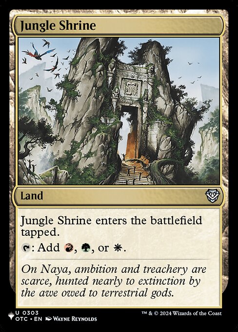 Jungle Shrine - The List