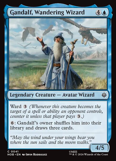 Gandalf, Wandering Wizard - The Hobbit