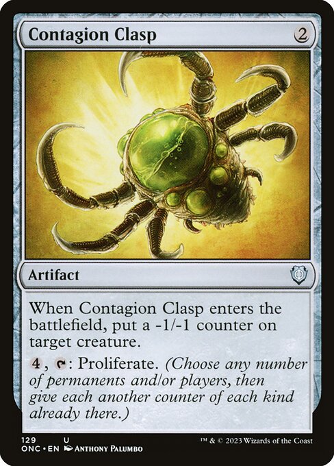 Contagion Clasp - Phyrexia: All Will Be One Commander