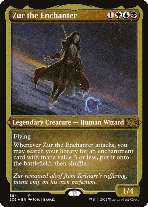 Zur the Enchanter - Double Masters 2022 - Etched Foil