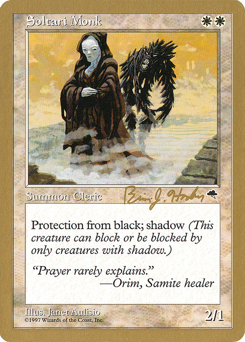 Soltari Monk - World Championship Decks 1998