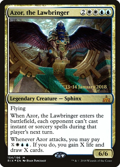 Azor, the Lawbringer - Rivals of Ixalan Promos - Promo Foil