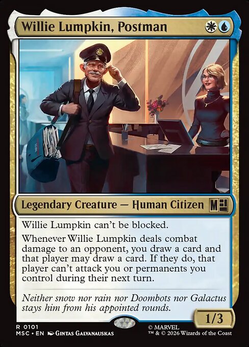 Willie Lumpkin, Postman - Marvel Super Heroes Commander