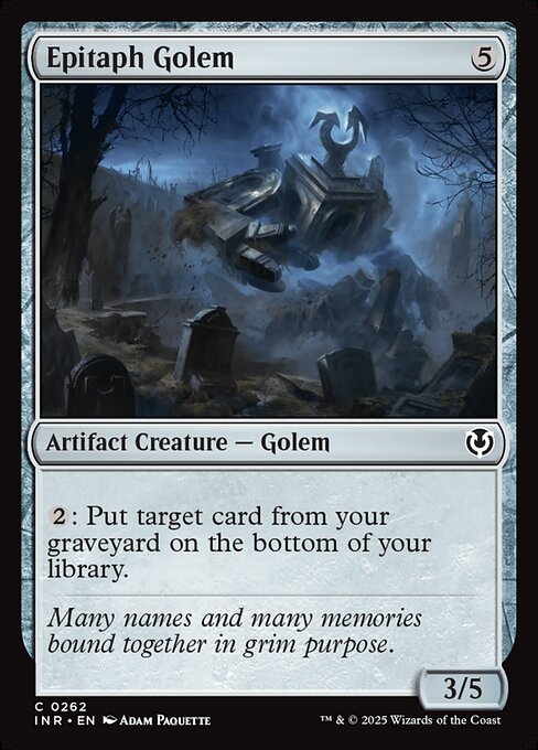 Epitaph Golem - Innistrad Remastered