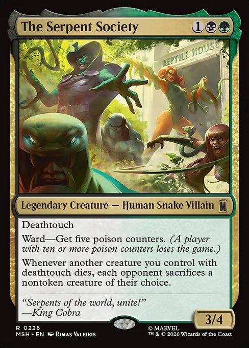 The Serpent Society - Marvel Super Heroes