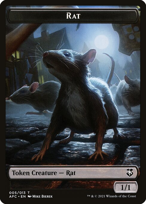 Rat - Forgotten Realms Commander Tokens