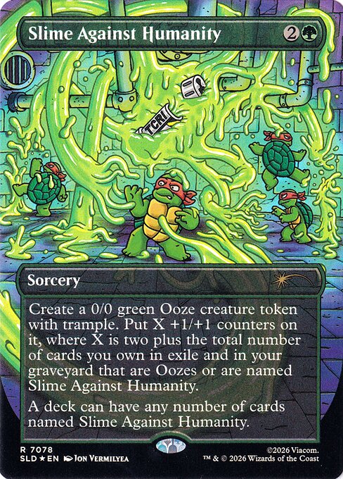Slime Against Humanity - Secret Lair Drop - Borderless