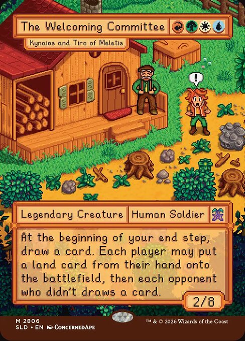 The Welcoming Committee (Kynaios and Tiro of Meletis) - Secret Lair Drop - Borderless