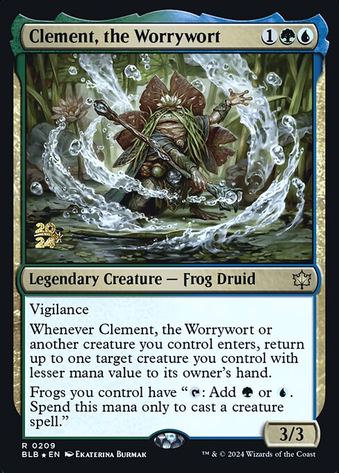 Clement, the Worrywort - Bloomburrow Promos